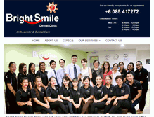 Tablet Screenshot of brightsmilemiri.com